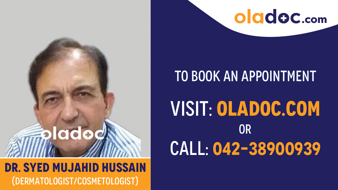 Book appointment with Dr. Syed Mujahid Hussain-best Dermatologist Peshawar